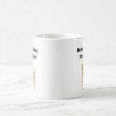 母の柴犬、私の名前の最初 コーヒーマグカップ (中央)