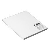 母の栄養事実 ノートパッド (アングル)