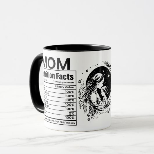 母の栄養事実、母の日 マグカップ (正面左)