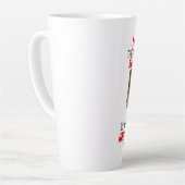 母の母からの娘への贈り物おもしろい カフェラテマグ (左アングル)