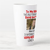 母の母からの娘への贈り物おもしろい カフェラテマグ (正面)