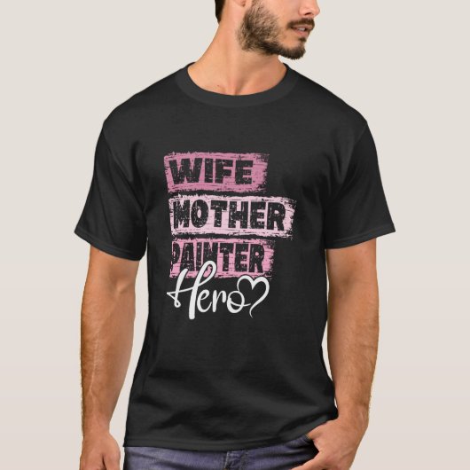 母の母の主人公の母の画家 Tシャツ (正面)