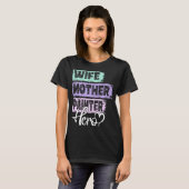 母の母の主人公の母の画家 Tシャツ (正面フル)