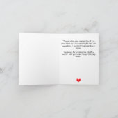 母の母の写真として幸せな1歳のカスタム誕生日 シーズンカード (内部)