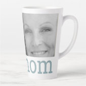 母の母の娘の写真母の日 カフェラテマグ (右)