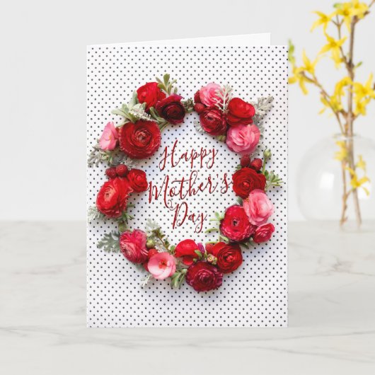 母の母の日のカードのバラ カード (黄色い花)