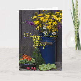 母の母の日用デイジー サンキューカード