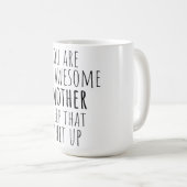 母の母の日2025のためのおもしろマグカップギフト コーヒーマグカップ (正面右)