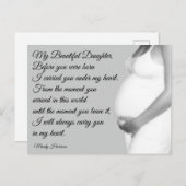 母の母の母から私の美しい娘引用文 ポストカード (正面/裏面)