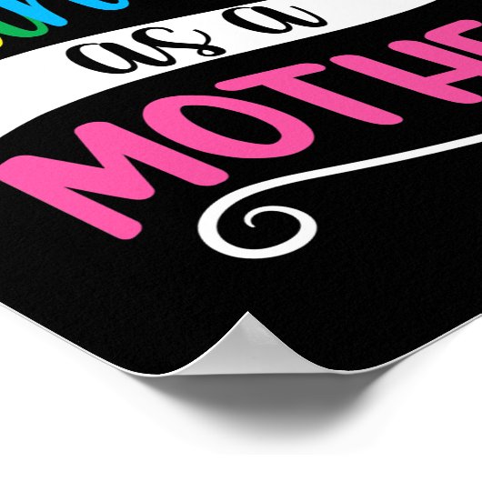 母の母の母として私の最初の誕生日ママの母 ポスター (角)