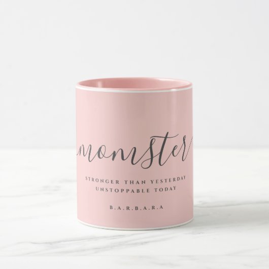 母の母の生活は昨日のコーヒーよりも強い マグカップ (中央)