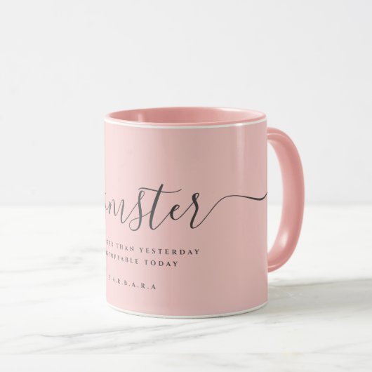 母の母の生活は昨日のコーヒーよりも強い マグカップ (正面右)