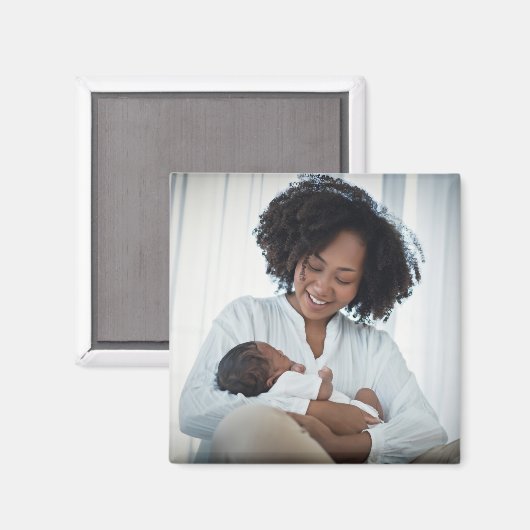 母の母ベビー家族の写真パーソナライズ マグネット (正面/裏面)