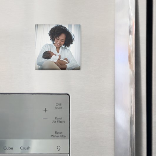 母の母ベビー家族の写真パーソナライズ マグネット (インサイチュ (冷蔵庫))