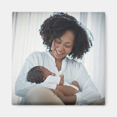 母の母ベビー家族の写真パーソナライズ マグネット (正面)