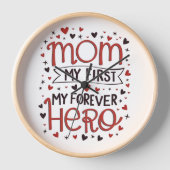 母の永遠の愛 壁時計 (正面)