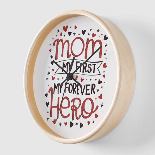 母の永遠の愛 壁時計 (傾斜)