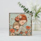 母の温かみ：愛するノート シーズンカード (スタンド正面)