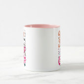 母の燃料：愛99%、冷たいコーヒー1% マグカップ (中央)