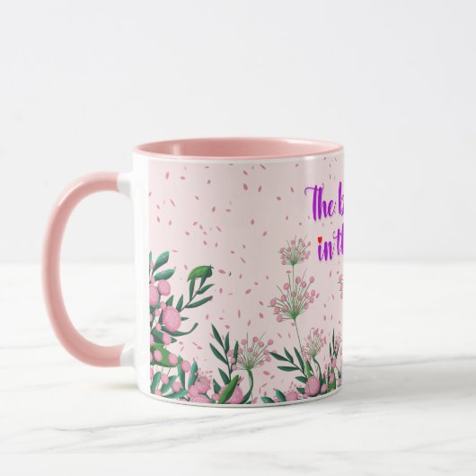 母の特別な日のために マグカップ (左)