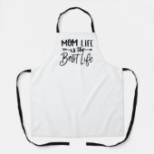 母の生活は最高の生活だおもしろい- Mothehood エプロン (正面)