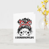 母の生活サッカーボーナスママママザーズ日乱雑なBun Wo カード (黄色い花)