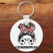 母の生活サッカーボーナスママママザーズ日乱雑なBun Wo キーホルダー (正面)
