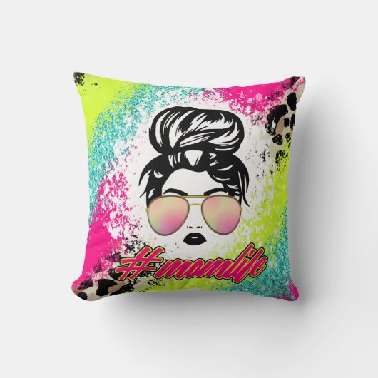 母の生活 クッション (正面)