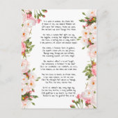 母の疑問に思世界で ポストカード (正面)