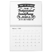 母の皮肉 カレンダー (2月 2025)