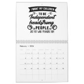 母の皮肉 カレンダー (2月 2026)