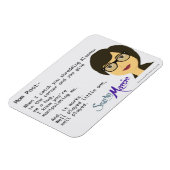 母の皮肉 マグネット (左側)