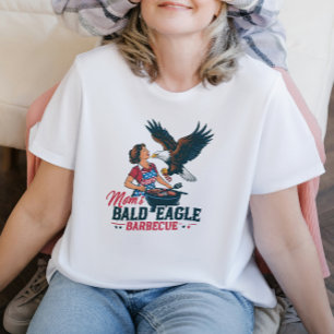 母の禿げたワシのバーベキュー、女王さまにぴったりの饗宴 Tシャツ