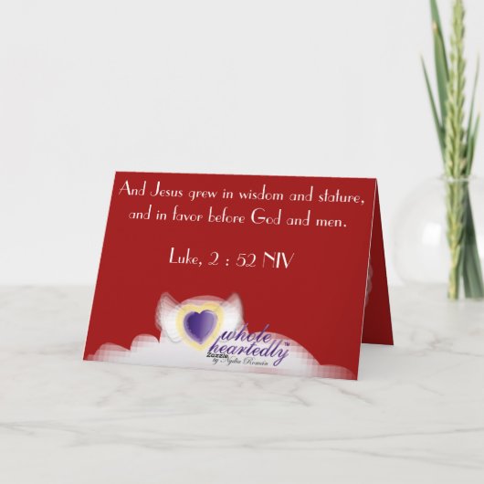 母の私の娘に… -カスタマイズ カード (裏面)