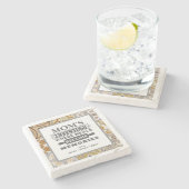 母の素朴食事が思い出のキッチン ストーンコースター (横)