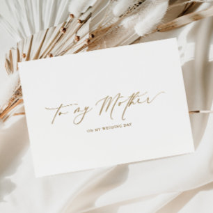 母の結婚式の日にエレスミア 箔カード