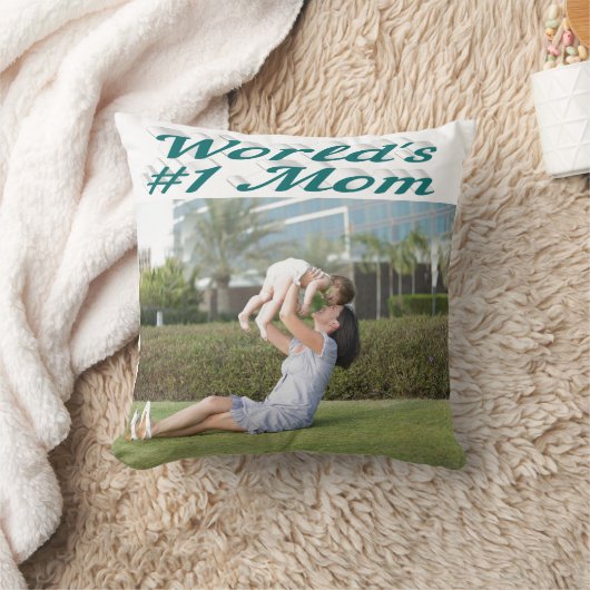 母の緑の写真 クッション (ブランケット)