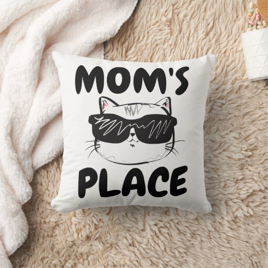 母の置猫枕 クッション (ブランケット)