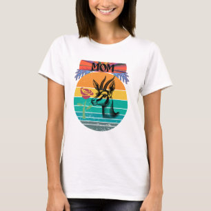 母の美しいは優雅なガゼルを際立たせる Tシャツ