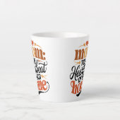 母の義務 カフェラテマグ (正面)