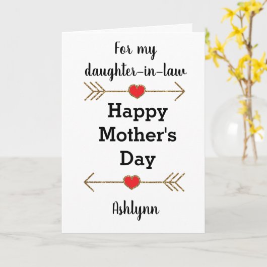 母の義母の日 カード (黄色い花)