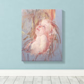 母の腕の子 キャンバスプリント (インサイチュ (ウッドフロア))