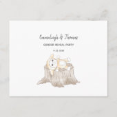 母の腹のサイズのゲームモダンベビー象 エンクロージャーカード (裏面)