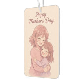 母の色お気に入りの母の日カード カーエアーフレッシュナー (左)