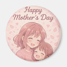 母の色お気に入りの母の日カード マグネット