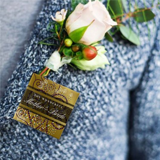 母の花嫁ぼほらせん状結婚のボタン 缶バッジ