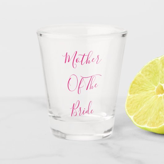 母の花嫁ギフトエレガント結婚式の引き出物 ショットグラス (正面)