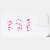 母の花嫁ギフト結婚式の引き出物ピンクホワイト Case-Mate iPhoneケース (裏面 (横))