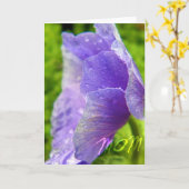 母の花 カード (黄色い花)