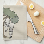 母の言葉もっとも偉大 キッチンタオル (四つ折り)